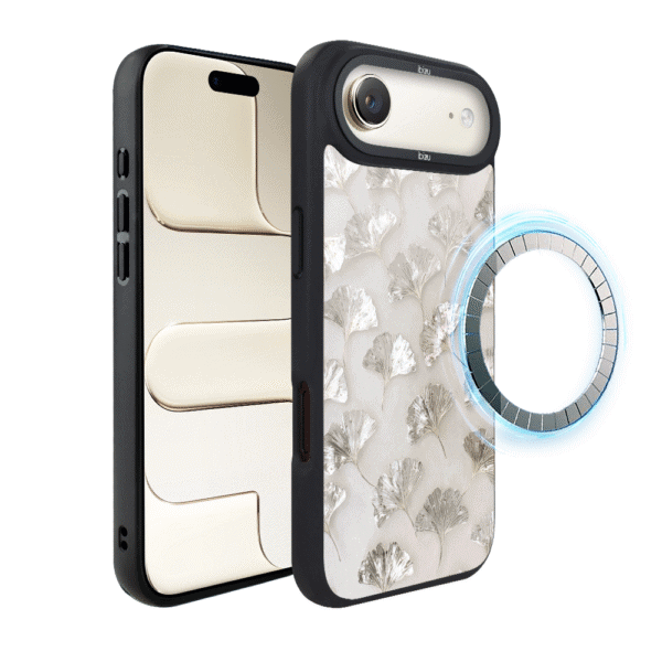 Etui do iPhone Air IBIZU DropGuard Matt z MagSafe, Ethereal Essence, Biały Onyks