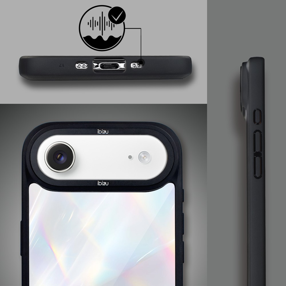 Etui do iPhone Air IBIZU DropGuard Matt z MagSafe, Ethereal Essence, Opalizujący diament AIR_DM-1