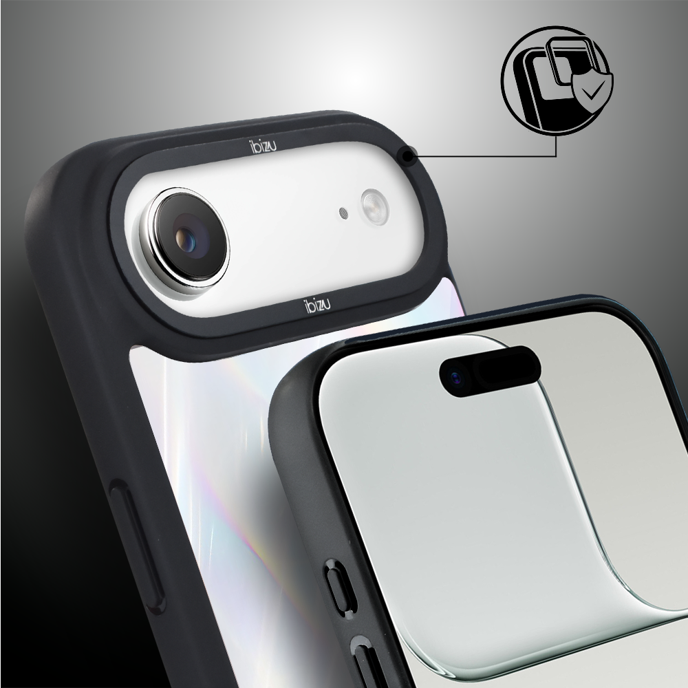 Etui do iPhone Air IBIZU DropGuard Matt z MagSafe, Ethereal Essence, Opalizujący diament AIR_DM-2