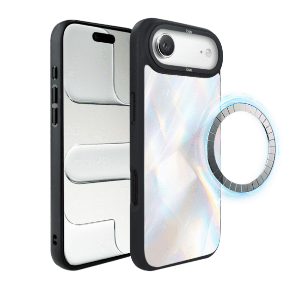 Etui do iPhone Air IBIZU DropGuard Matt z MagSafe, Ethereal Essence, Opalizujący diament