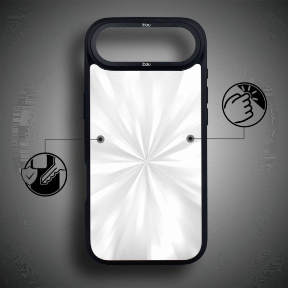 Etui do iPhone Air IBIZU DropGuard Matt z MagSafe, Ethereal Essence, Perłowy Blask AIR_DM-5