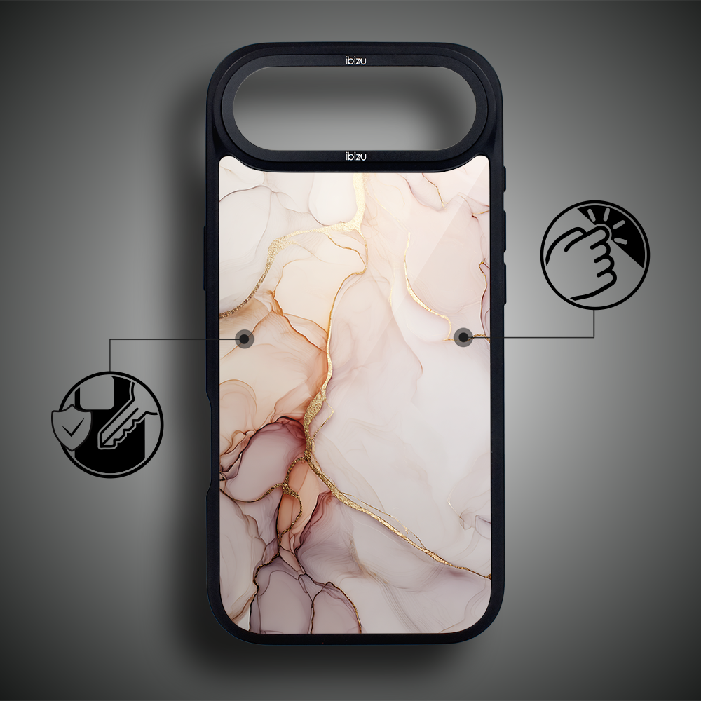 Etui do iPhone Air IBIZU DropGuard Matt z MagSafe, Ethereal Essence, Różany alabaster AIR_DM-5