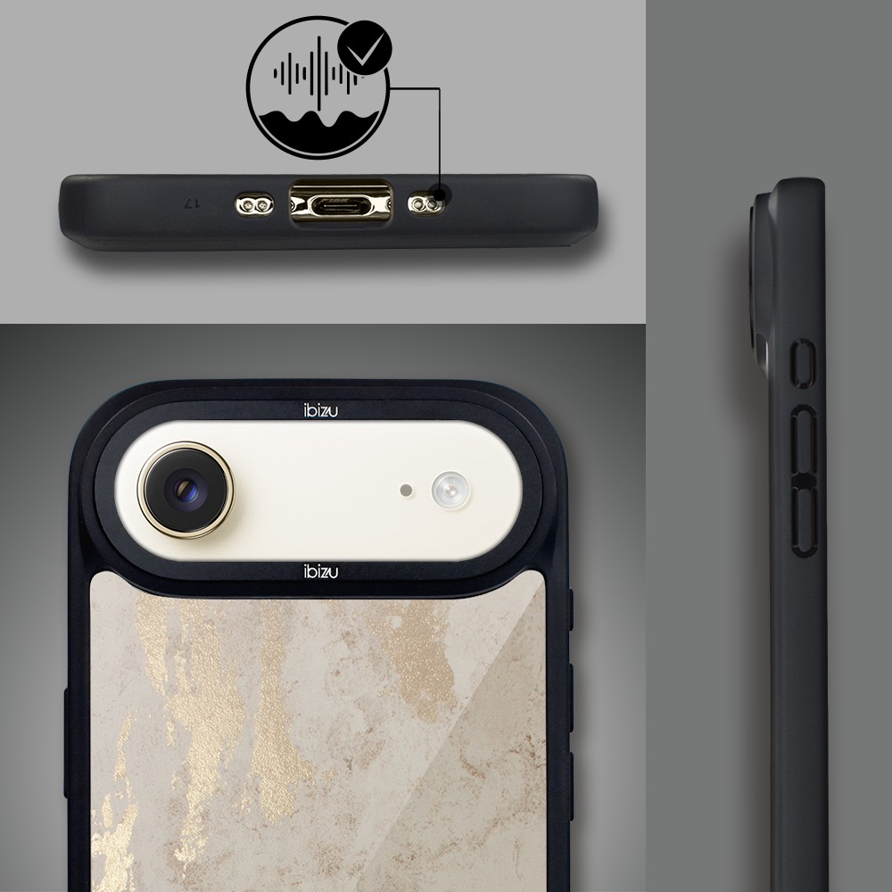 Etui do iPhone Air IBIZU DropGuard Matt z MagSafe, Ethereal Essence, Szampańskie Złoto AIR_DM-1