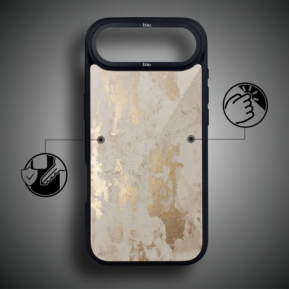 Etui do iPhone Air IBIZU DropGuard Matt z MagSafe, Ethereal Essence, Szampańskie Złoto AIR_DM-5