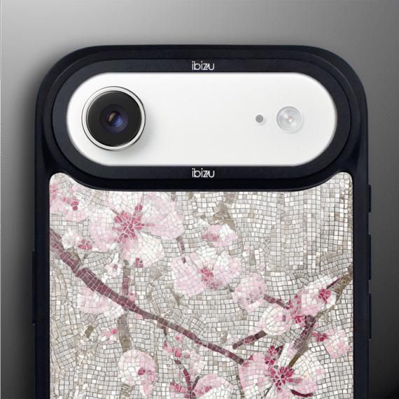 Etui do iPhone Air IBIZU DropGuard Matt z MagSafe, Modern Classics, Mozaika kwitnącej wiśni AIR_DM