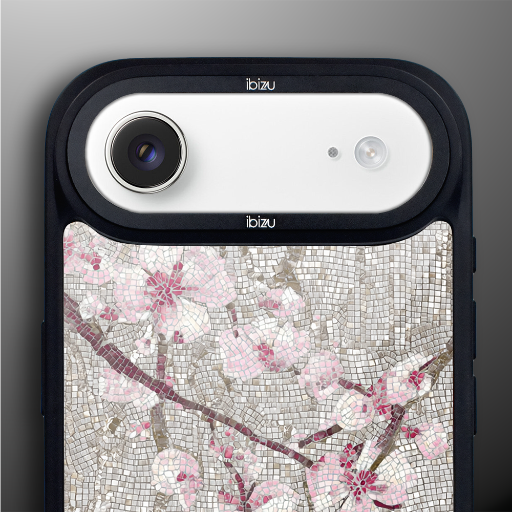 Etui do iPhone Air IBIZU DropGuard Matt z MagSafe, Modern Classics, Mozaika kwitnącej wiśni AIR_DM