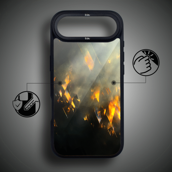 Etui do iPhone Air IBIZU DropGuard Matt z MagSafe, Twilight Dreams, Golden Sparks AIR_DM-5