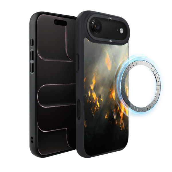 Etui do iPhone Air IBIZU DropGuard Matt z MagSafe, Twilight Dreams, Golden Sparks