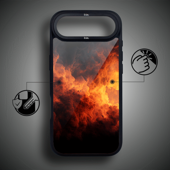 Etui do iPhone Air IBIZU DropGuard Matt z MagSafe, Twilight Dreams, Inferno Sky AIR_DM-5