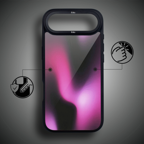 Etui do iPhone Air IBIZU DropGuard Matt z MagSafe, Twilight Dreams, Magenta Flow AIR_DM-5