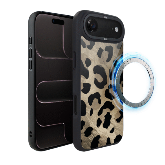 Etui do iPhone Air IBIZU DropGuard Matt z MagSafe, Zew Natury, Dziki Leopard AIR_DM-6