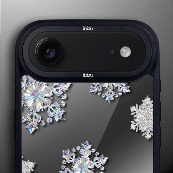 Etui do iPhone Air IBIZU DropGuard Matt z MagSafe, Zimowa Magia, Królewskie płatki śniegu AIR_DM