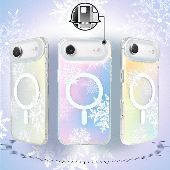 Etui do iPhone Air, MagSafe Christmas, płatki śniegu, zmieniające kolor AIR-2