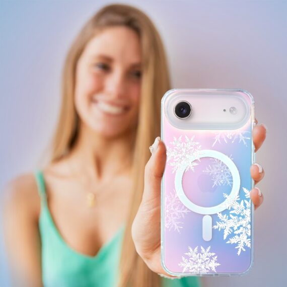Etui do iPhone Air, MagSafe Christmas, płatki śniegu, zmieniające kolor AIR-5