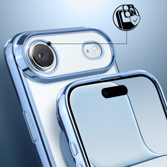 Etui do iPhone Air Magsafe Slim Crossbody, jak torebka, niebieskie (1)