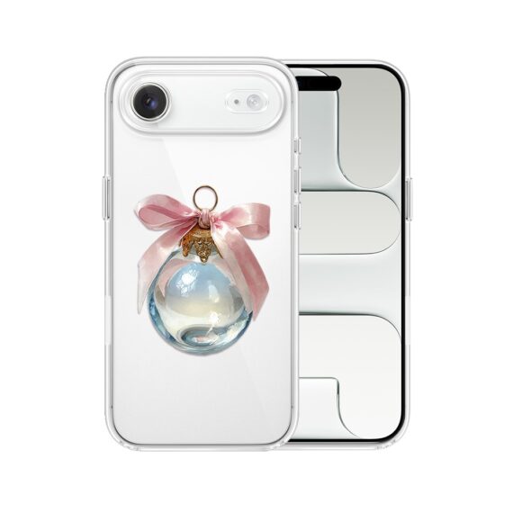 Etui do iPhone Air, Przytulne święta, Kryształowa bombka, przeźroczyste 17Air
