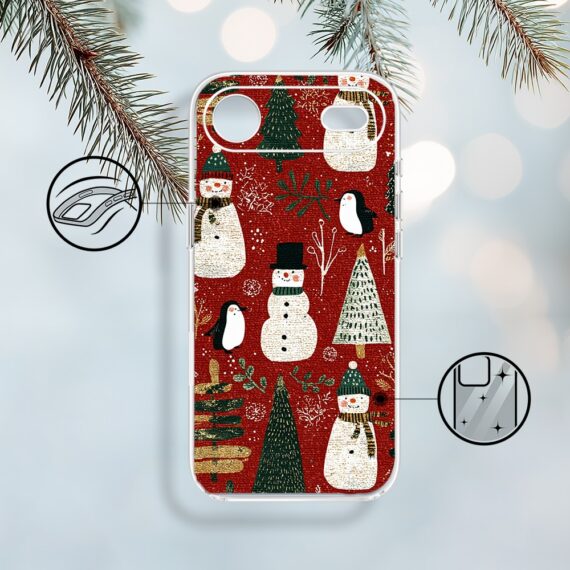 Etui do iPhone Air, Przytulne święta, Rustykalna świąteczna kraina 17Air-1