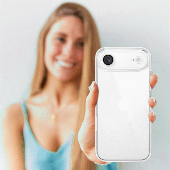 Etui do iPhone Air Slim Protect Full Cover z osłoną kamery i obiektywów 9H, przeźroczyste (4)