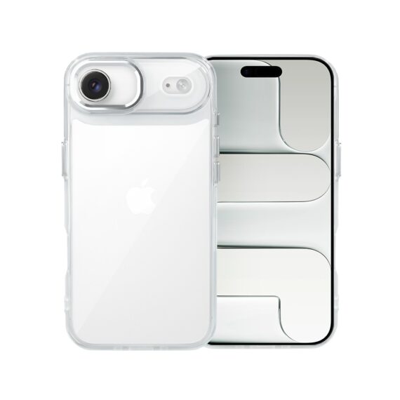 Etui do iPhone Air Super Hybrid, twardy tył, metalowe ozdoby, przeźroczyste (7)