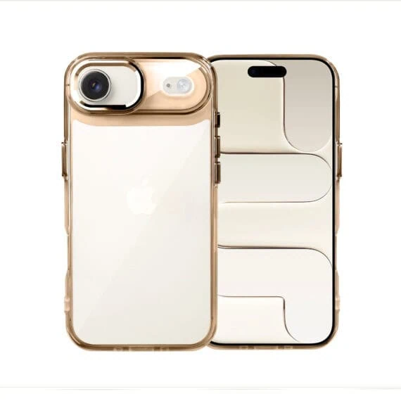 Etui do iPhone Air Super Hybrid, twardy tył, metalowe ozdoby, tytan pustynny - nowe (4)