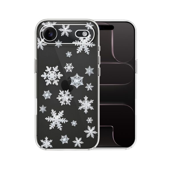 Etui do iPhone Air, Zimowa Magia, Delikatne płatki śniegu, przeźroczyste
