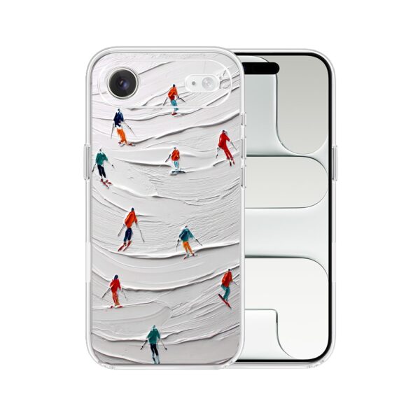 Etui do iPhone Air, Zimowa Magia, Narciarski obraz