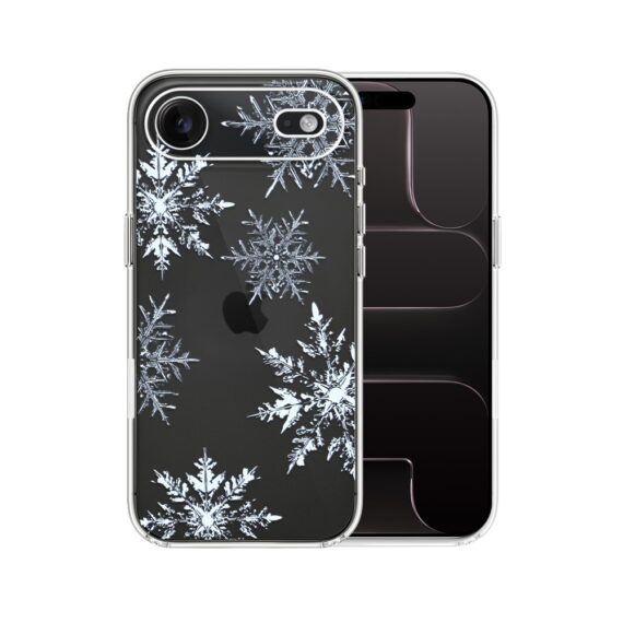 Etui do iPhone Air, płatki śniegu, przeźroczyste 17Air