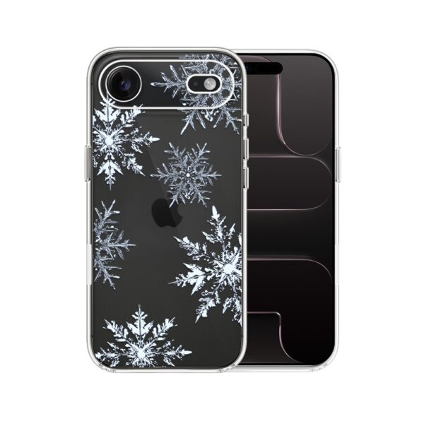 Etui do iPhone Air, płatki śniegu, przeźroczyste