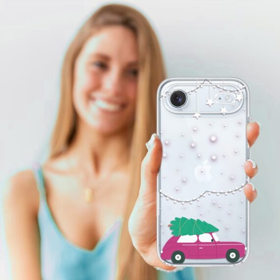 Etui do iPhone Air, podróż do świąt, przeźroczyste 17Air-4