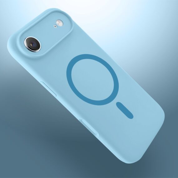 Etui do iPhone Air, silikonowe z MagSafe, mikrofibra soft touch z osłoną na apara (3)