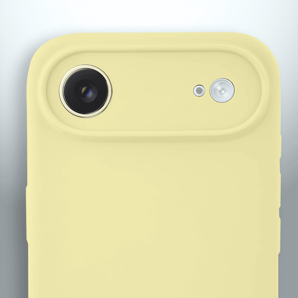 Etui do iPhone Air silikonowe z mikrofibrą soft touch z osłoną na aparat, jasny żółty poprawione (1) etui do iphone air silikonowe z mikrofibrą soft touch z osłoną na aparat, jasny żółty