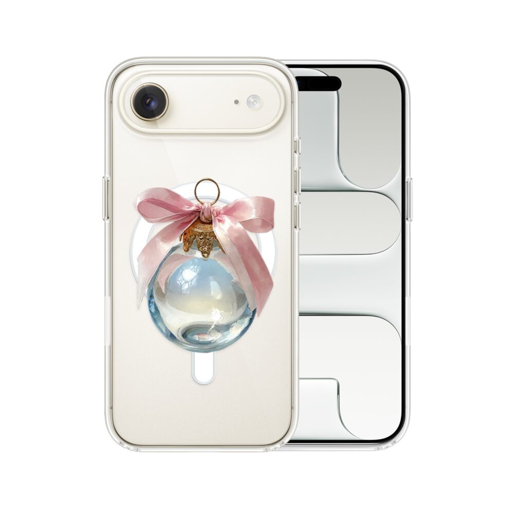 Etui do iPhone Air z MagSafe, Przytulne święta, Kryształowa bombka, przeźroczyste5