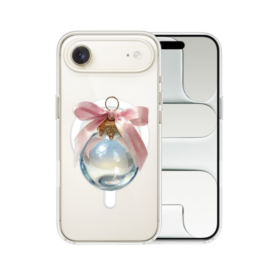 Etui do iPhone Air z MagSafe, Przytulne święta, Kryształowa bombka, przeźroczyste5
