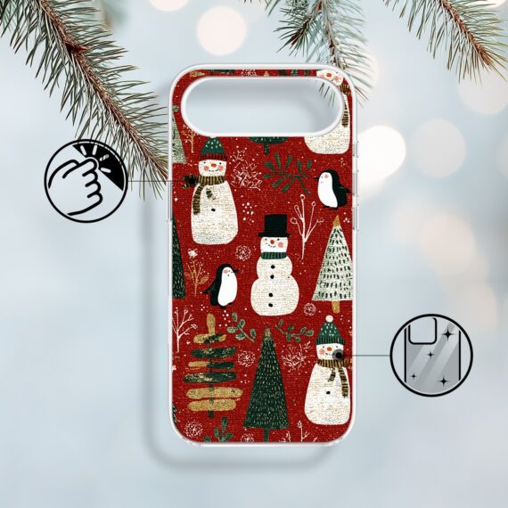 Etui do iPhone Air z MagSafe, Przytulne święta, Rustykalna świąteczna kraina1