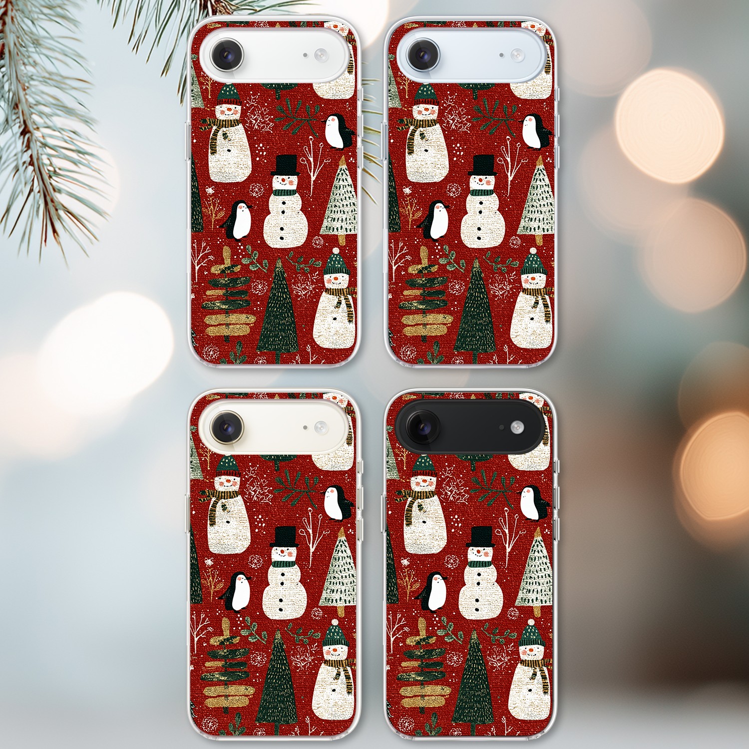 Etui do iPhone Air z MagSafe, Przytulne święta, Rustykalna świąteczna kraina2