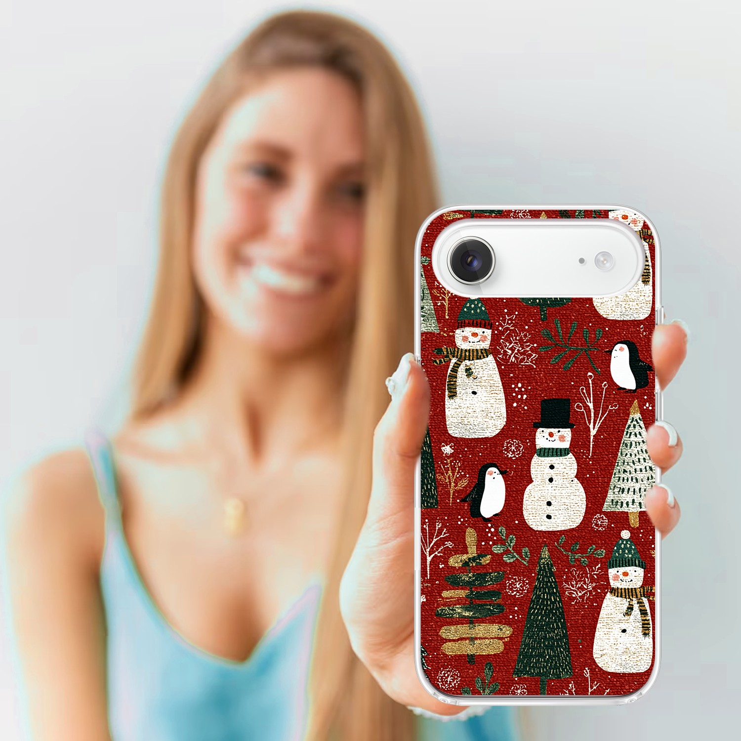 Etui do iPhone Air z MagSafe, Przytulne święta, Rustykalna świąteczna kraina4