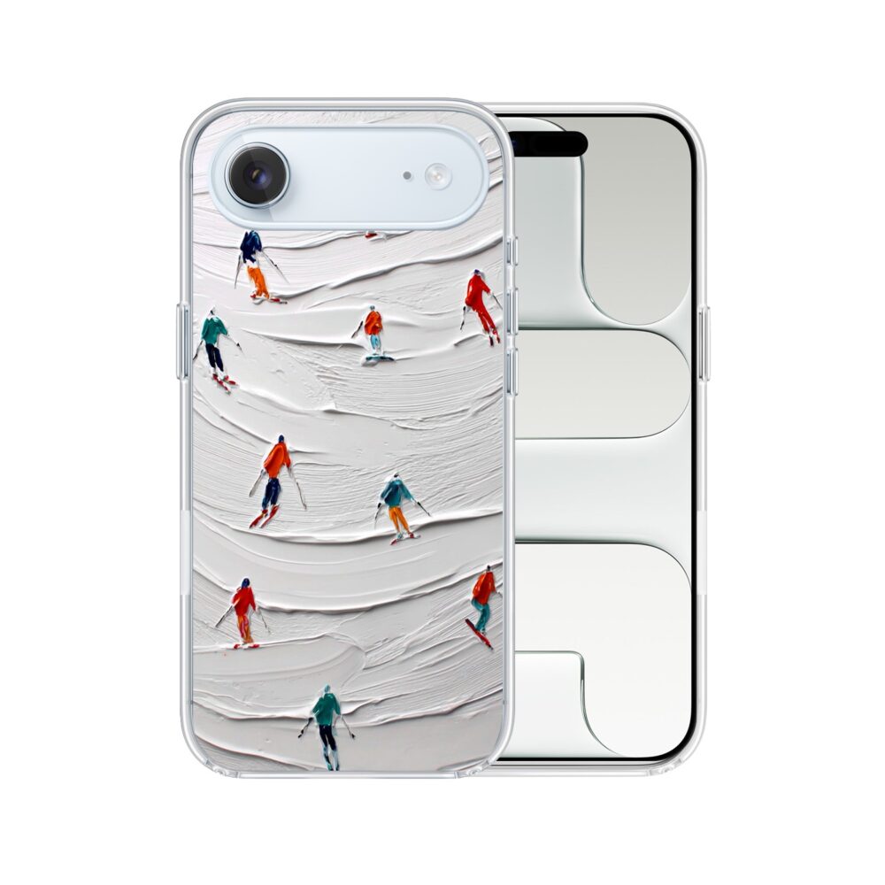 Etui do iPhone Air z MagSafe, Zimowa Magia, Narciarski obraz, przeźroczyste5