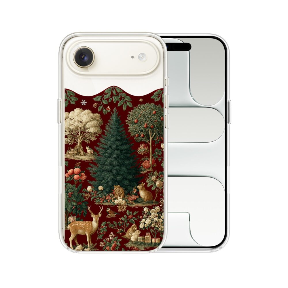 Etui do iPhone Air z MagSafe, Zimowa Magia, Świąteczny las, przeźroczyste5