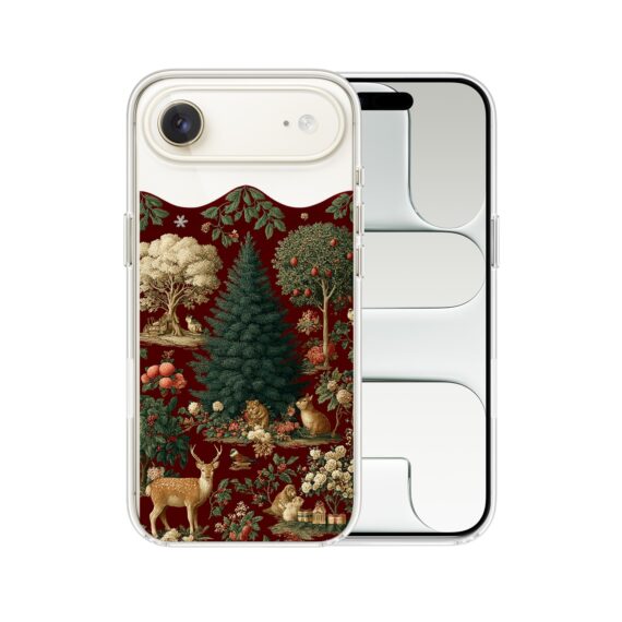 Etui do iPhone Air z MagSafe, Zimowa Magia, Świąteczny las, przeźroczyste5