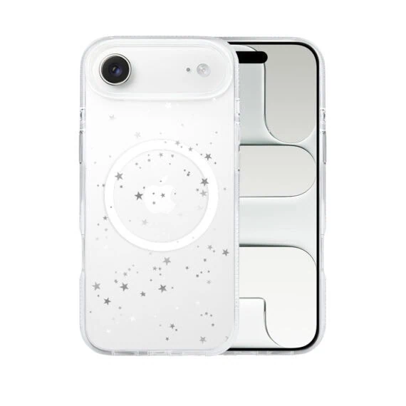 Etui-do-iPhone-Air-z-MagSafe-srebrne-gwiazdki-przezroczyste-1