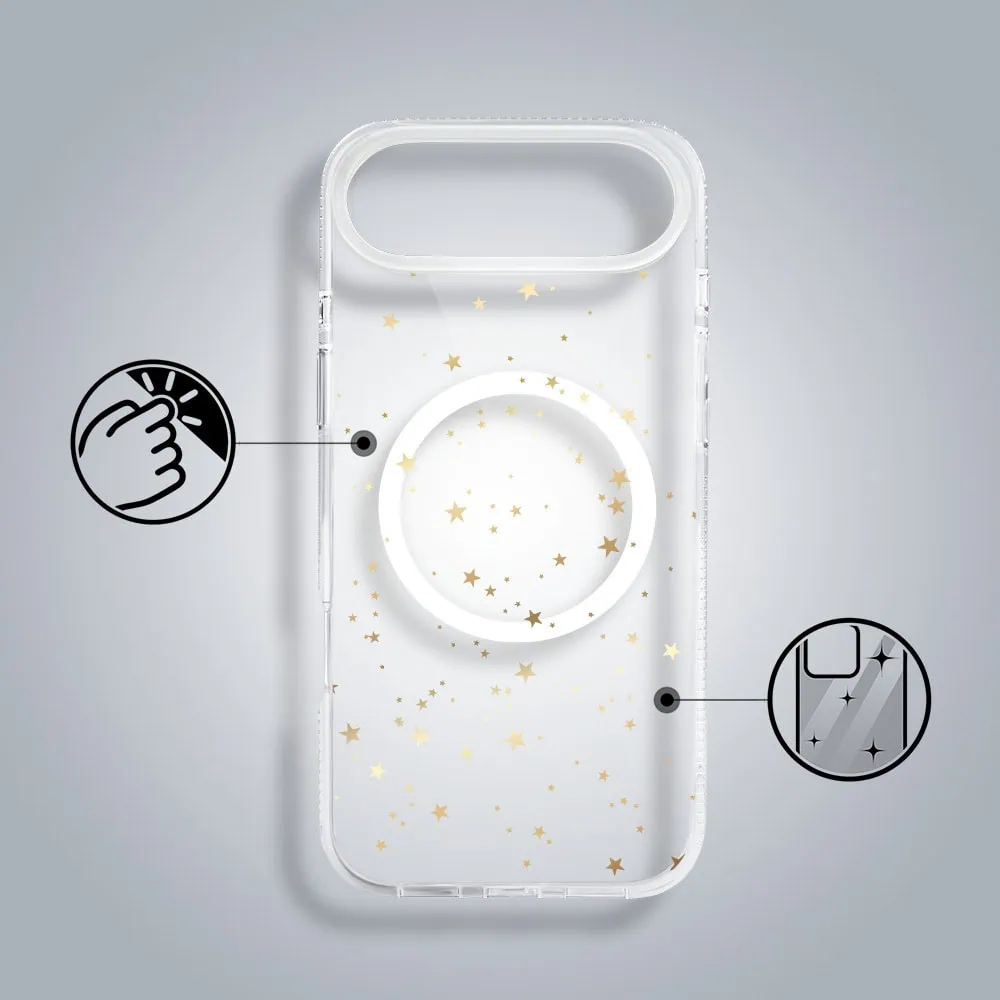 Etui-do-iPhone-Air-z-MagSafe-zlote-gwiazdki-przezroczyste-2