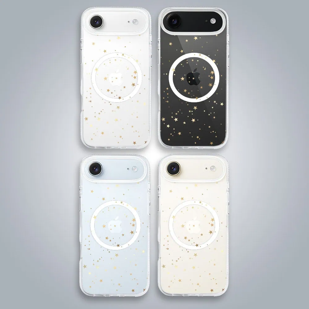 Etui-do-iPhone-Air-z-MagSafe-zlote-gwiazdki-przezroczyste-3
