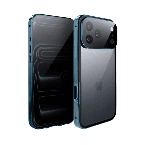 Obudowa-do-iPhone-17-Pro-Max-podwojna-szyba-i-aluminium-360°-przod-tyl-magnetyczna-z-oslona-aparatu-i-szklem-prywatyzujacym-granatowa-Artboard poprawione (4)