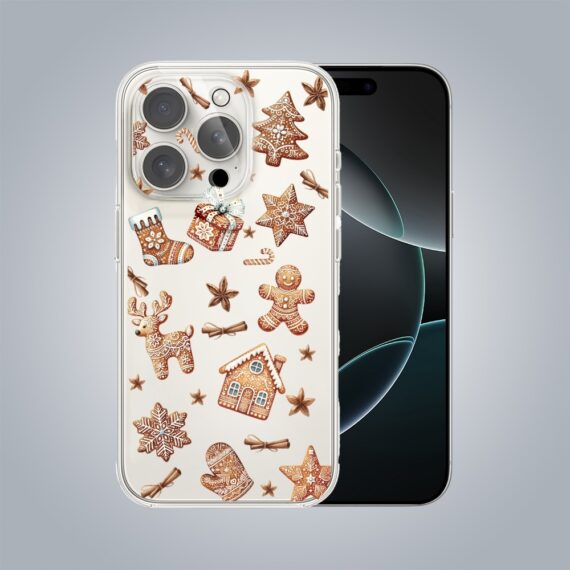 PRO 16Zestaw do iPhone 16 Pro Max etui, szkło na aparat, ładowarka z osłoną, magia pierniczków