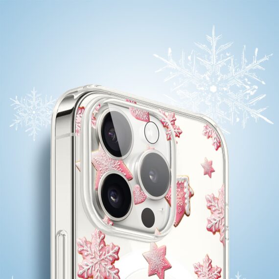 PRO-5iPhone 14 Pro Max pełne szkło hartowane na cały aparat, kamerę, różowe pierniczki