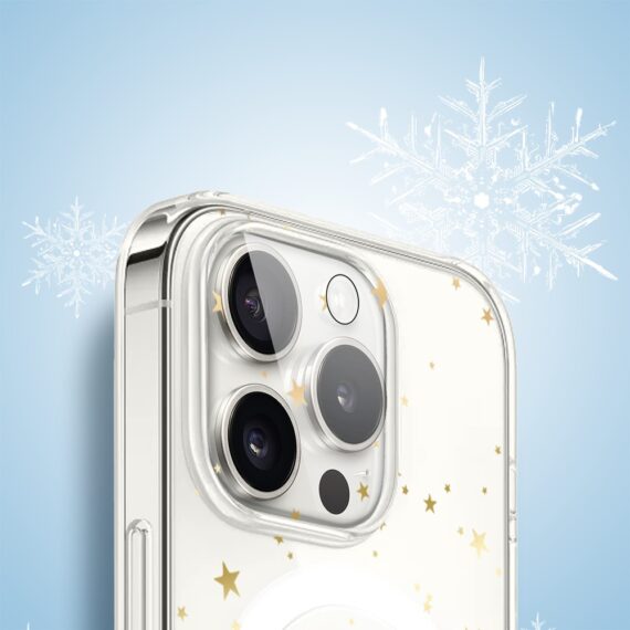 PRO-5iPhone 14 Pro Max pełne szkło hartowane na cały aparat, kamerę, złote gwiazdki