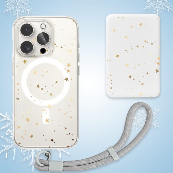 PRO-7iPhone 16 Pro Max pełne szkło hartowane na cały aparat, kamerę, złote gwiazdki