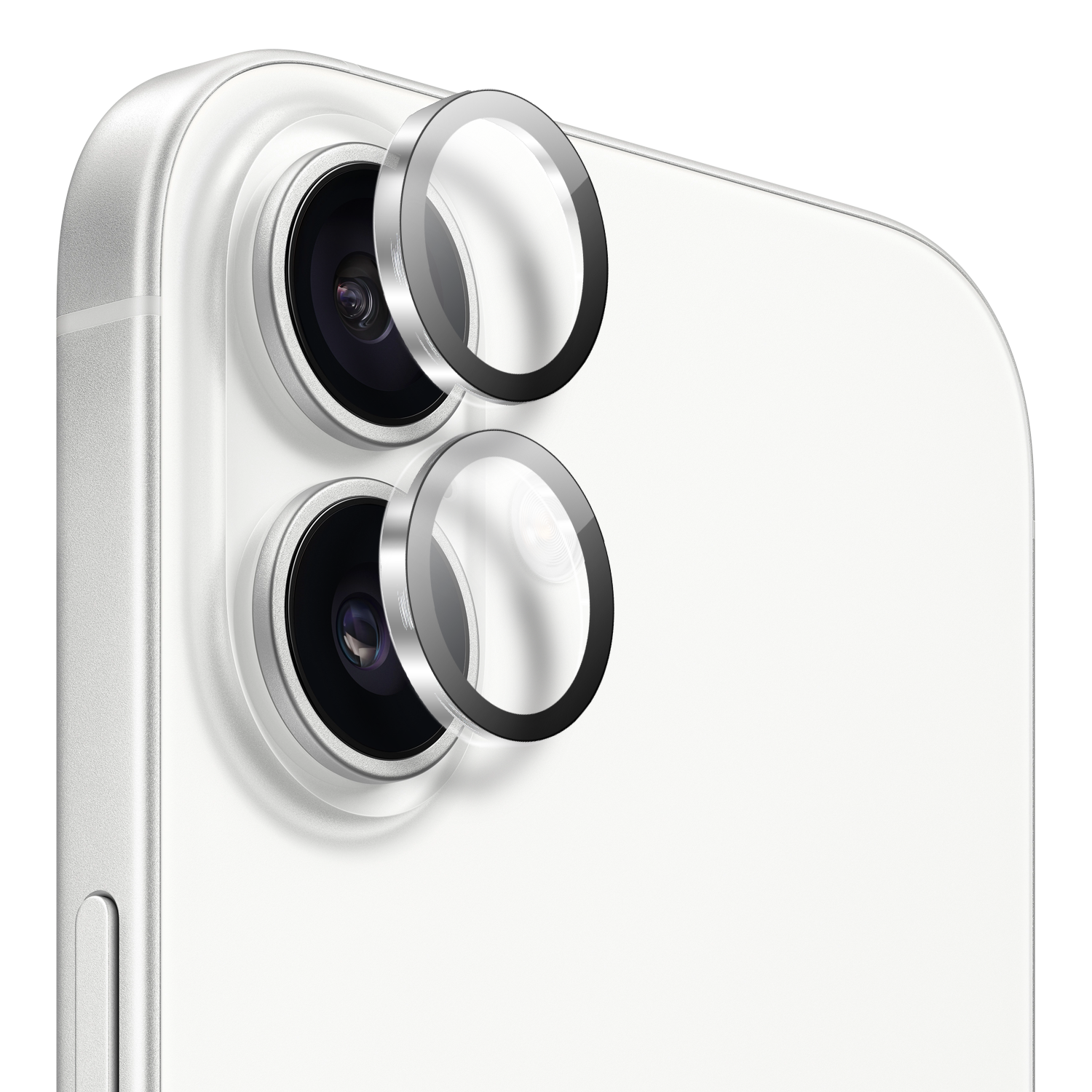 Szklana osłona obiektywów, hybrydowa osłona aparatu do iPhone 17, przeźroczysta 17-1