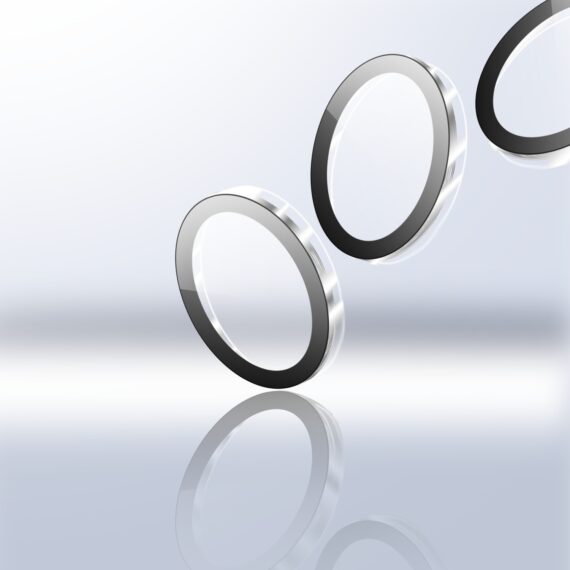 Szklana osłona obiektywów, hybrydowa osłona aparatu do iPhone 17, przeźroczysta 17-4