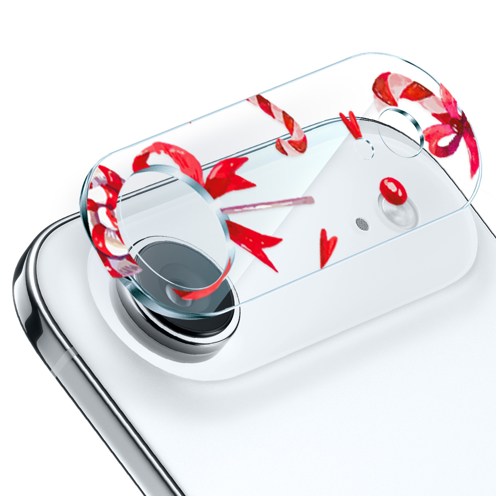 Zestaw do iPhone Air: etui, szkło na aparat, ładowarka z osłoną, cukierki świąteczne ip air-4